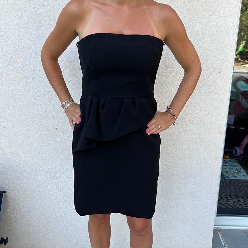 MAJE sleeveless black dress size 3